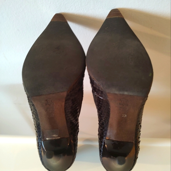 Gianmarco Lorenzi snakeskin size 7 ankle boots - Picture 10 of 15